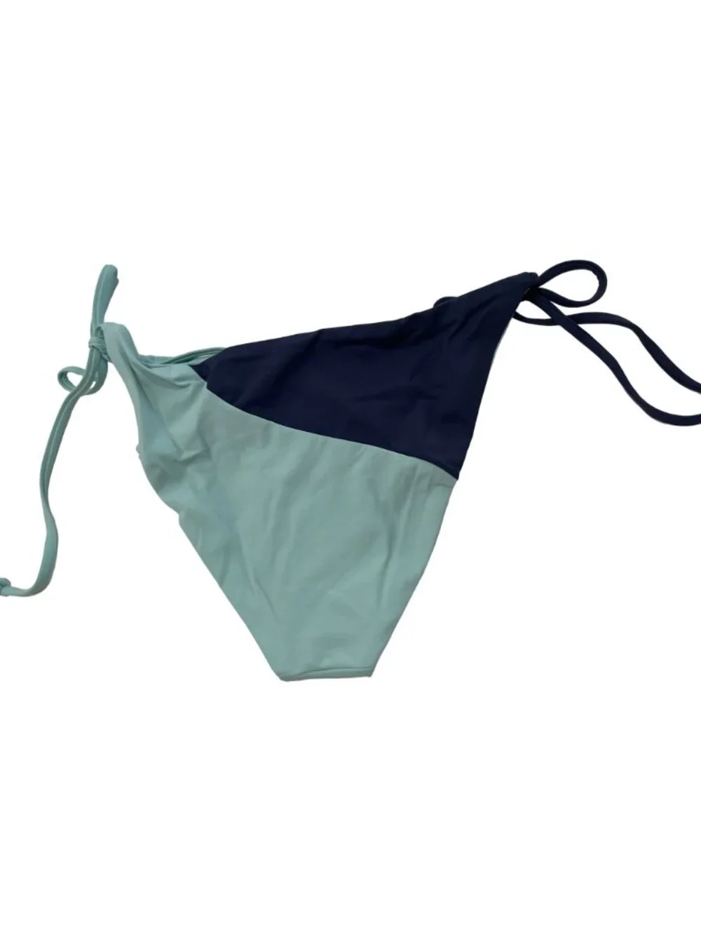 L*Space Color Block Dani Bikini Bottoms in Slate Pool XLarge New Womens Swimsuit